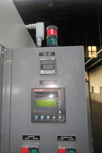 Used 72"W x 72"H x 120"L, Precision Quincy, Electric Walk-In Oven, 450°F, Solvent Rated , Class A