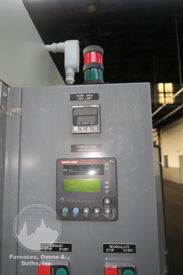 Used 72"W x 72"H x 120"L, Precision Quincy, Electric Walk-In Oven, 450°F, Solvent Rated , Class A