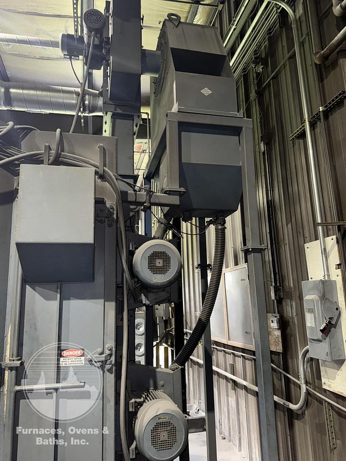 Used Goff 36 x 72 Spinner Hanger Shot Blast Machine