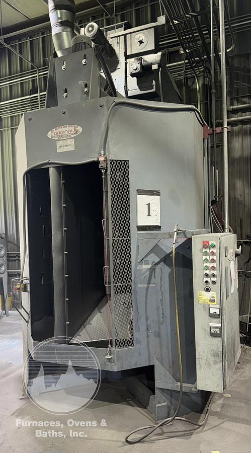 Used Goff 36 x 72 Spinner Hanger Shot Blast Machine