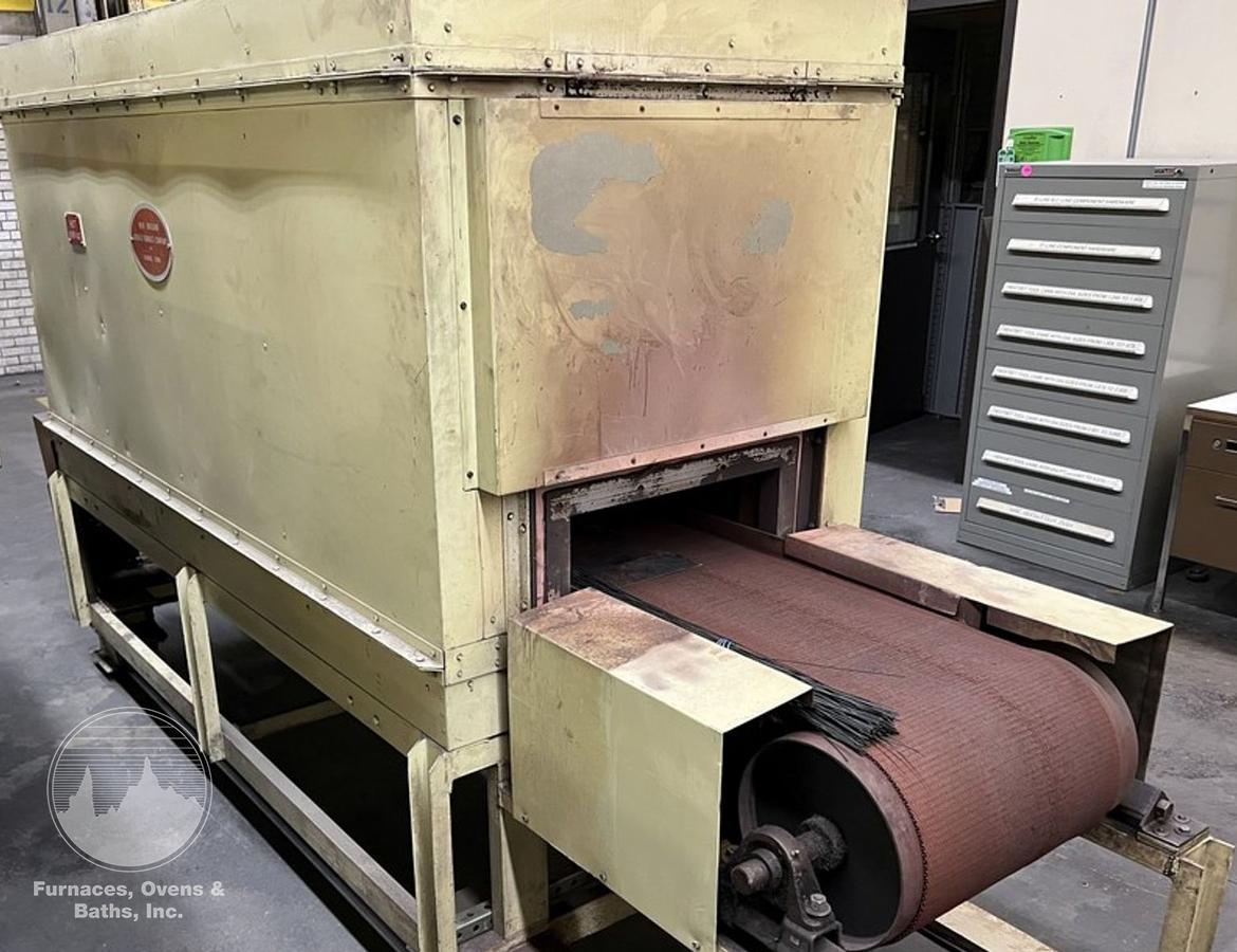 Used 19"W x 18" High x 120" Long, New England Oven Belt Conveyor Oven, Electric, 850-F