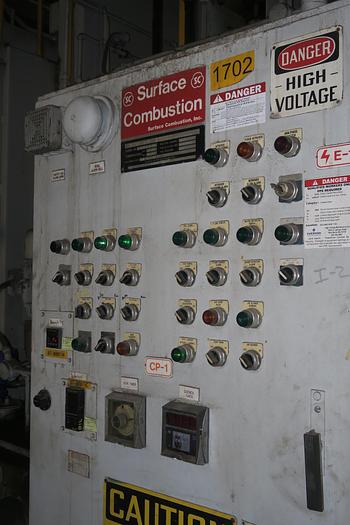 Used Surface Combustion Super Allcase Integral Quench Furnace, 36"W x 36"H x 72"L, Gas Fired, 1750°F