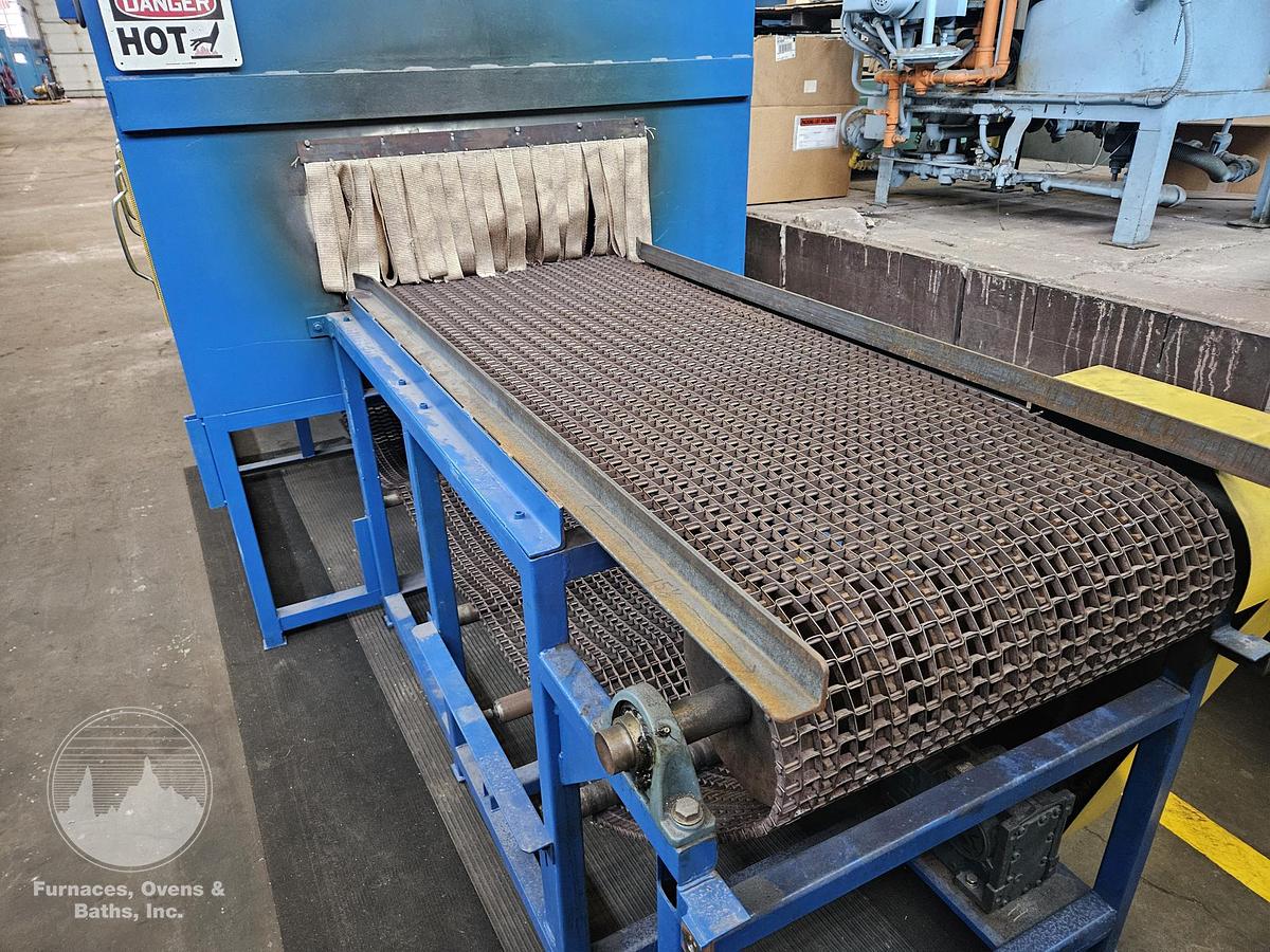 Used 30"W x 12"H x 14'L Thermcraft High Temperature Belt Conveyor Oven, Electric, 1000°F
