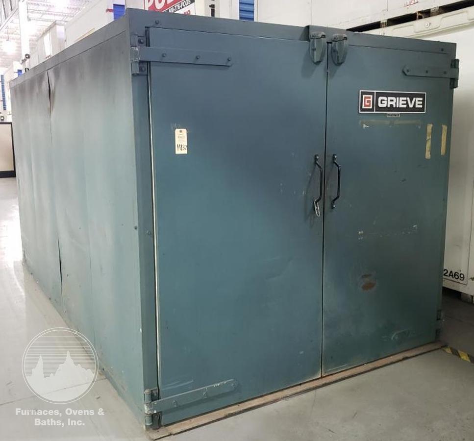 Used 72"W x 72"H x 120"L, Grieve B4-500 Electric Walk-In Oven, 500°F