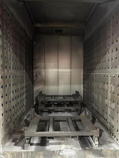 Used 96"W x 120"H x 144"L, Wisconsin Walk-In Oven SWH-81210-G, 500°F, Gas Fired w/Carts