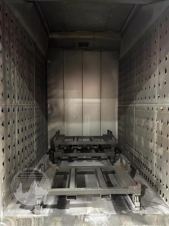 Used 96"W x 120"H x 144"L, Wisconsin Walk-In Oven SWH-81210-G, 500°F, Gas Fired w/Carts