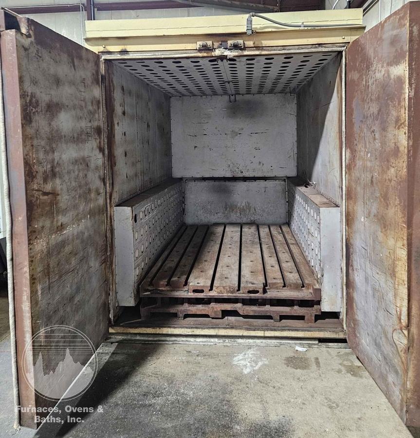 Used 60"W x 72"H x 96"L, Grieve B3-650 Gas Fired Walk-In Oven, 650°F, Class A Solvent Rated