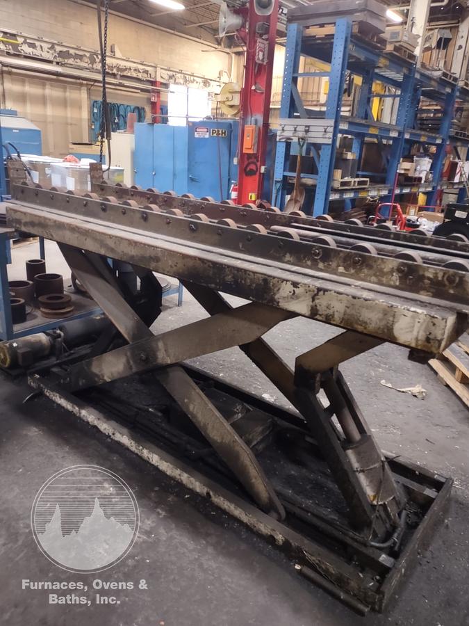 Used Surface Combustion 36-72 Scissor Lift Table