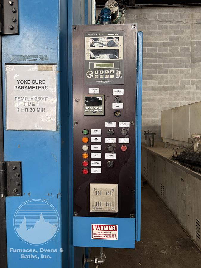 Used 60"W x 84"H x 60"L, Wisconsin Oven, Gas Fired Walk-In Oven, 500°F