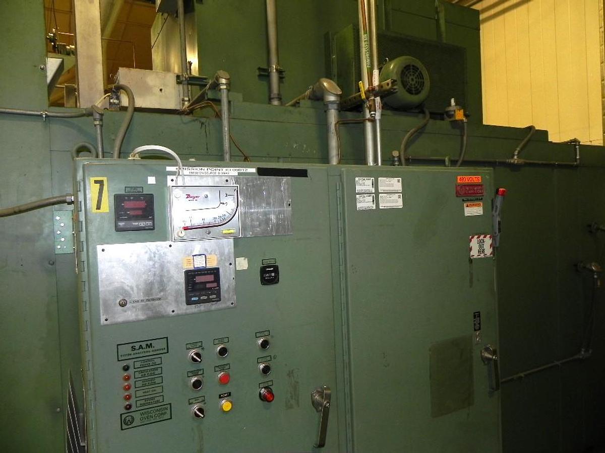 Used 72"W x 72"H x 132"L (11'), Wisconsin Walk-In Oven SWT-6116-E, 600°F, Electric, Powered Exhaust