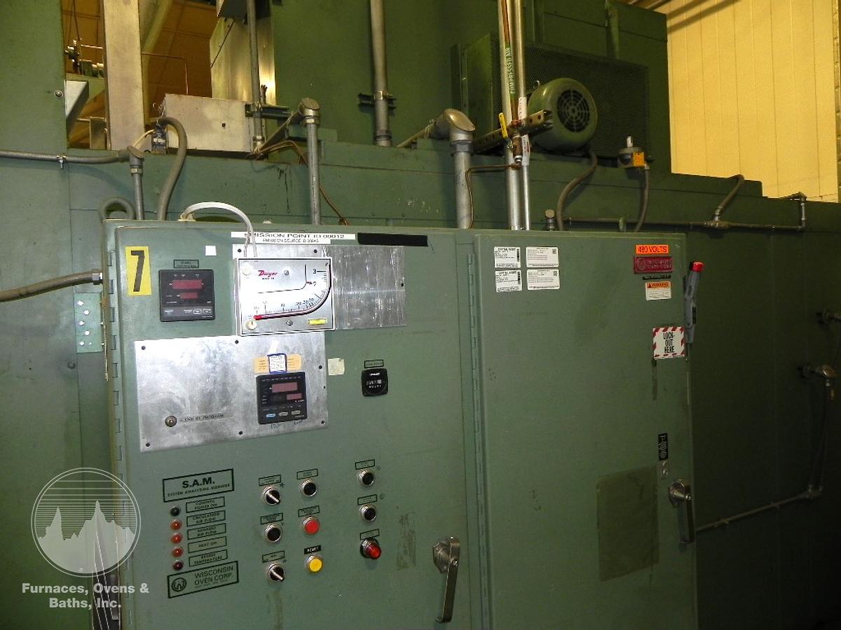 Used 72"W x 72"H x 132"L (11'), Wisconsin Walk-In Oven SWT-6116-E, 600°F, Electric, Powered Exhaust