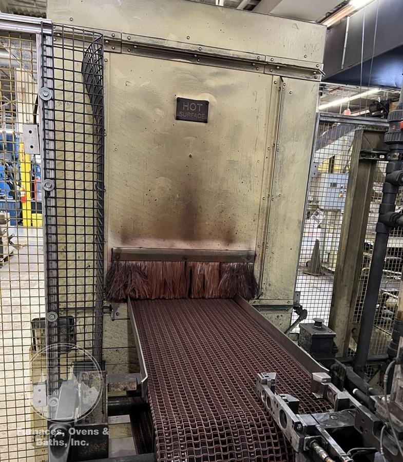 Used 19"W x 18" High x 120" Long, New England Oven Belt Conveyor Oven, Electric, 850-F