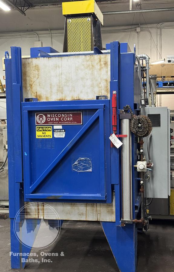 Used 24"W x 24"H x 48" L Wisconsin SDB-448-12E Box Tempering Furnace, Electric, 1250°F