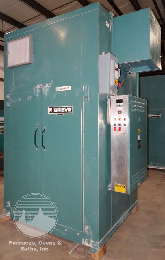 Used 48"W x 72"H x 48"L, Grieve, Electric Walk-In Oven, 500°F, Double Ended
