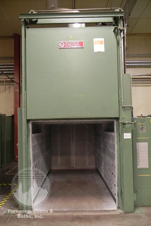 Used 72"W x 72"H x 132"L (11'), Wisconsin Walk-In Oven SWT-6116-E, 600°F, Electric, Powered Exhaust