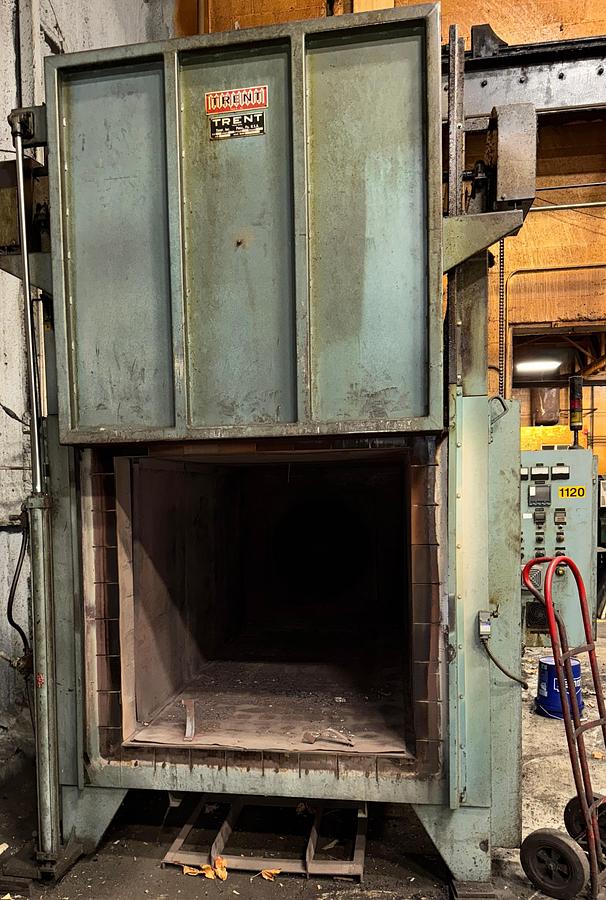 Used 48"W x 48"H x 96"L, Trent Box Temper Furnace, Electric, 1400°F