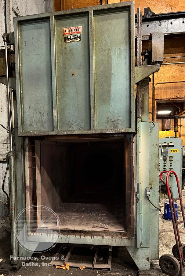 Used 48"W x 48"H x 96"L, Trent Box Temper Furnace, Electric, 1400°F