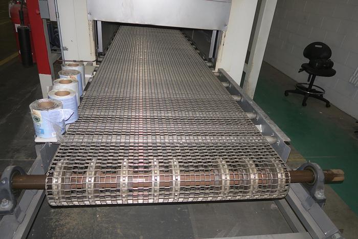 Used Lanly Conveyor Oven 44" Wide Belt, Gas Fired, 400°F, LIKE NEW