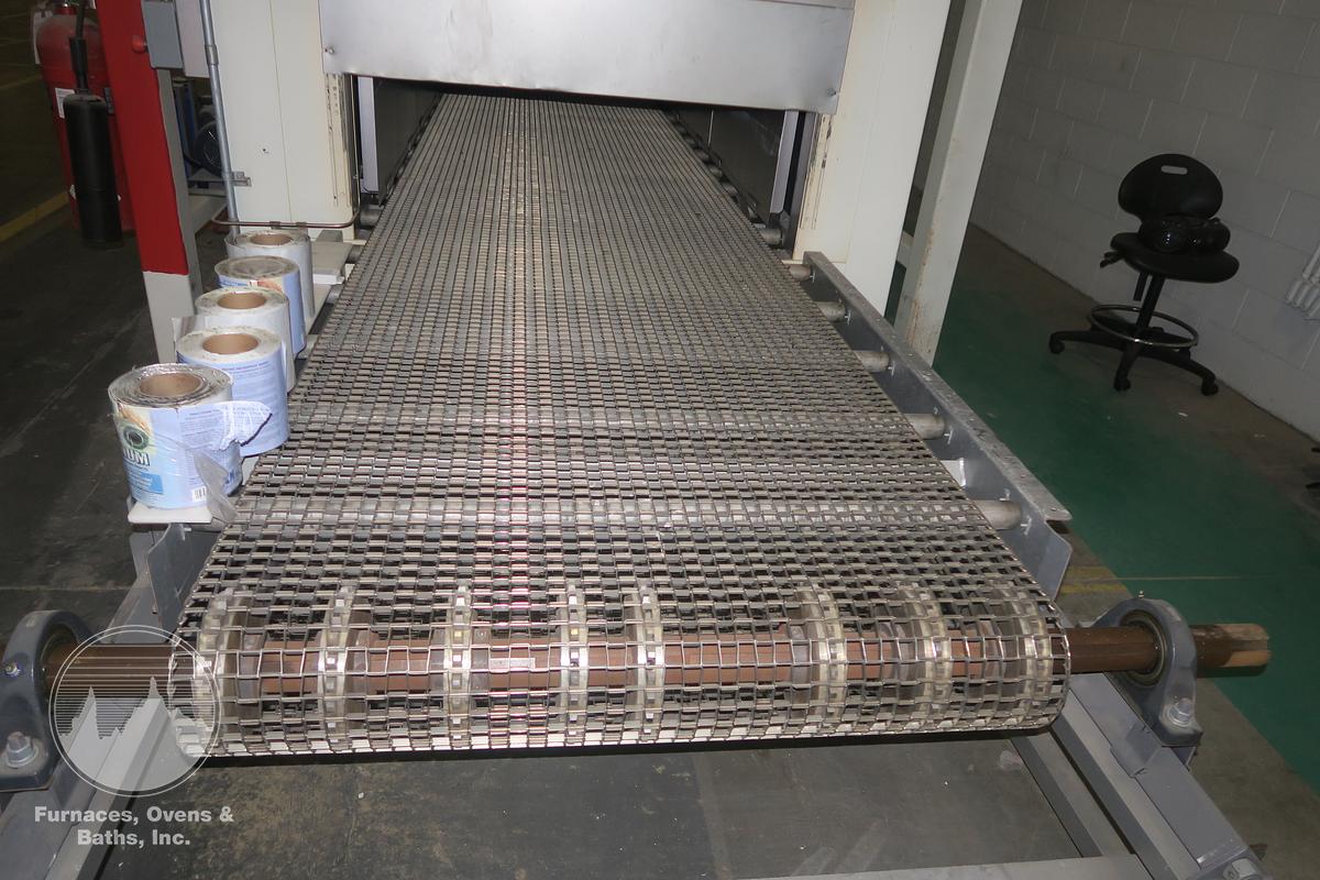 Used Lanly Conveyor Oven 44" Wide Belt, Gas Fired, 400°F, LIKE NEW