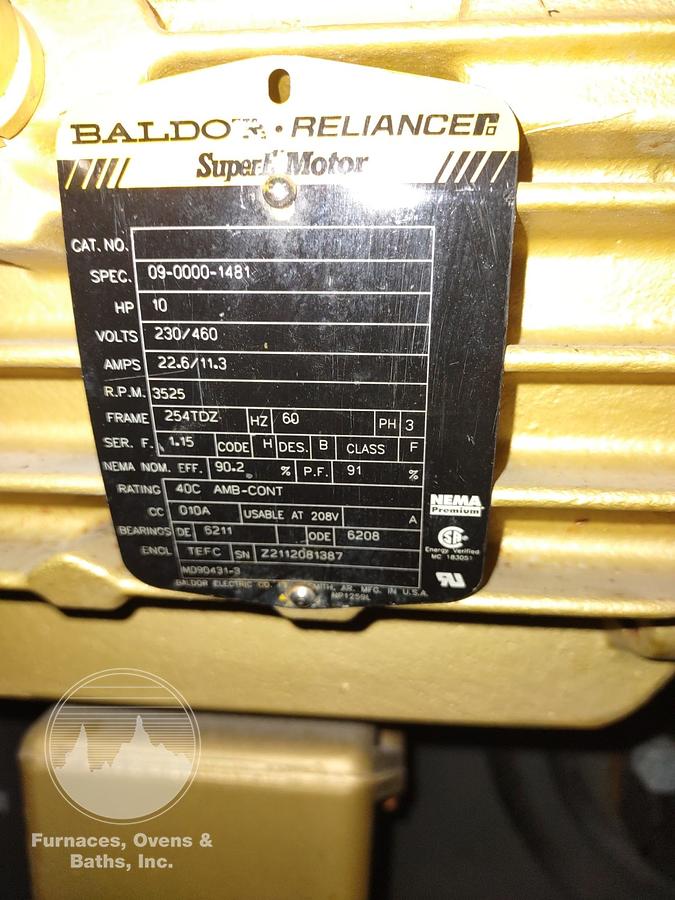 Used Pangborn 4LK 48" Table Bast, Dual Wheel Includes Dust Collector