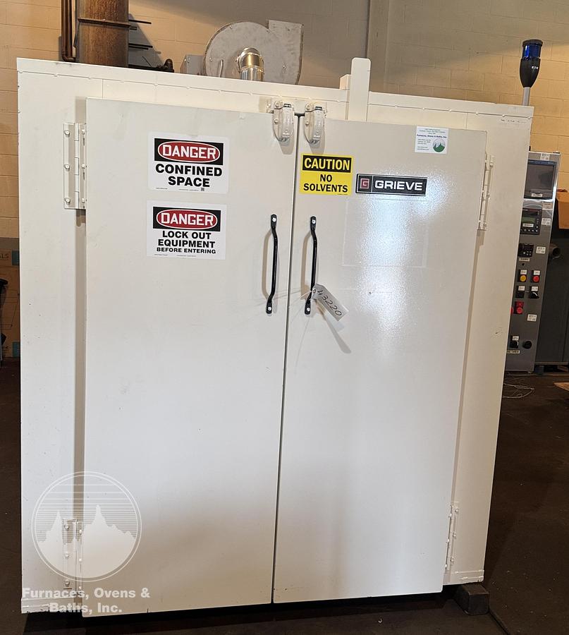 Used 48"W x 60"H x 48"L, Grieve TBH-550, Electric, 550-F, Stainless Steel w/Cart, LIKE NEW