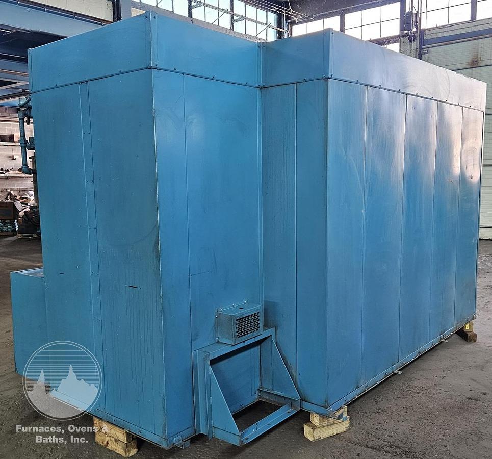 Used 60"W x 72"H x 96"L, Precision Quincy Class A Gas Fired Walk-In Oven, 850°F, Solvent Rated