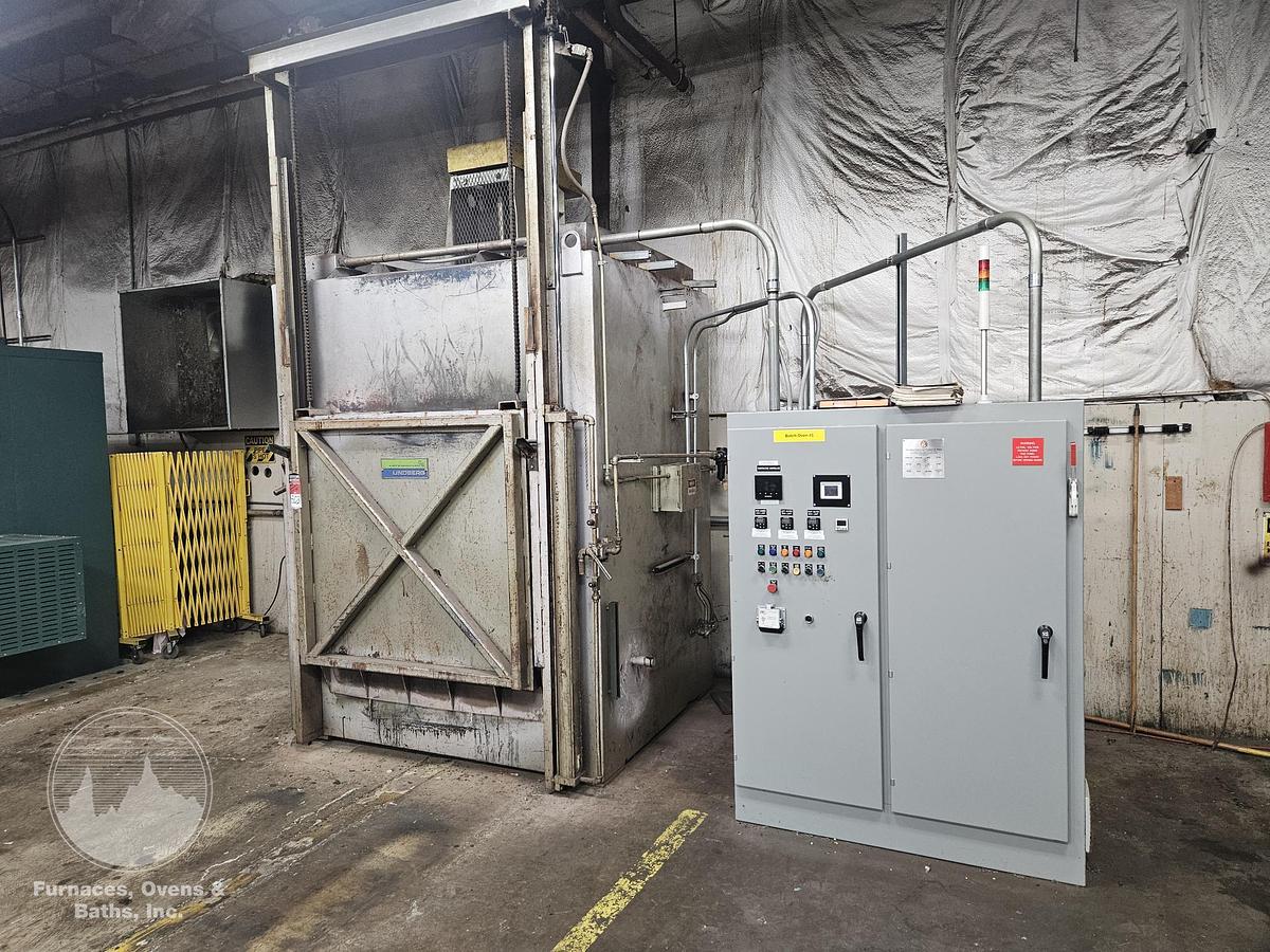 Used 48"W x 48"H x 48"L Lindberg Box Tempering Furnace, 1250°F, Electric