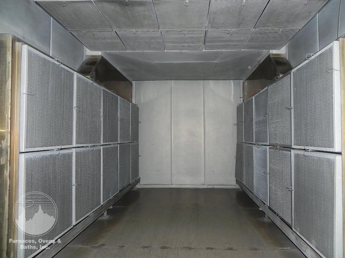 Used 72"W x 72"H x 132"L (11'), Wisconsin Walk-In Oven SWT-6116-E, 600°F, Electric, Powered Exhaust
