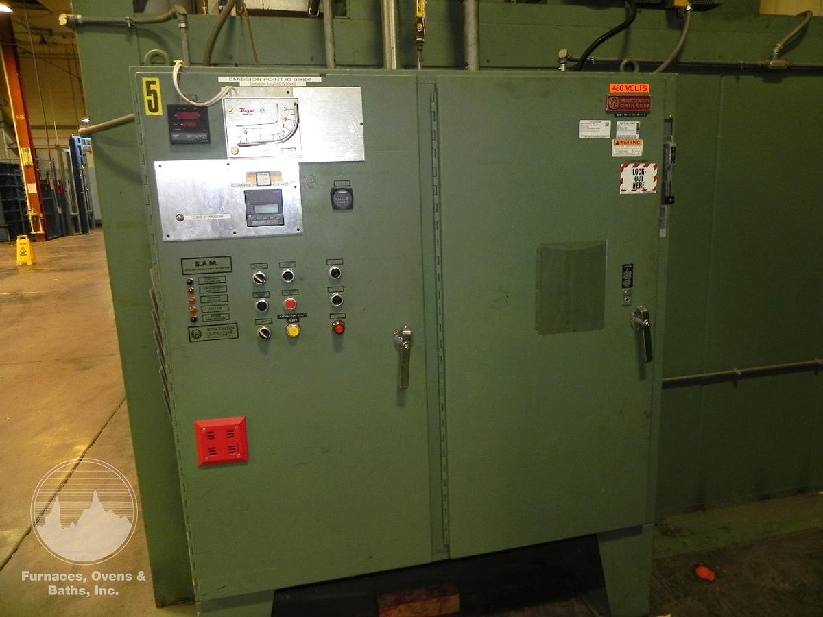 Used 72"W x 72"H x 132"L (11'), Wisconsin Walk-In Oven SWT-6116-E, 600°F, Electric, Powered Exhaust