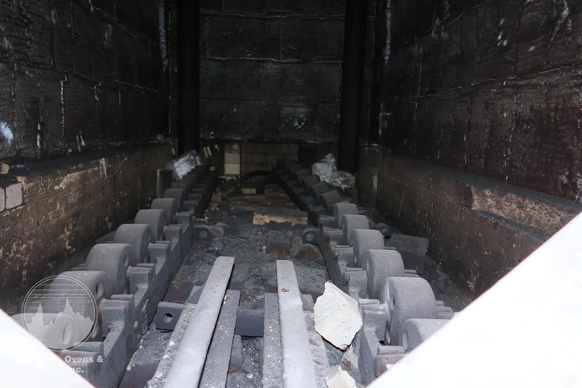 Used Surface Combustion Direct Fired Box Furnace, 36"W x 36"H x 72"L, Gas Fired, 1750°F, Fiber Lined