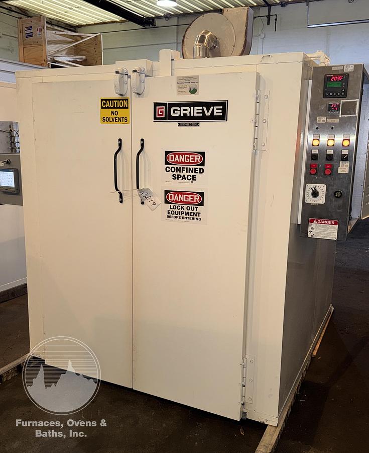 Used 48"W x 60"H x 48"L, Grieve TBH-500, Electric, 500-F, Stainless Steel w/Cart, LIKE NEW