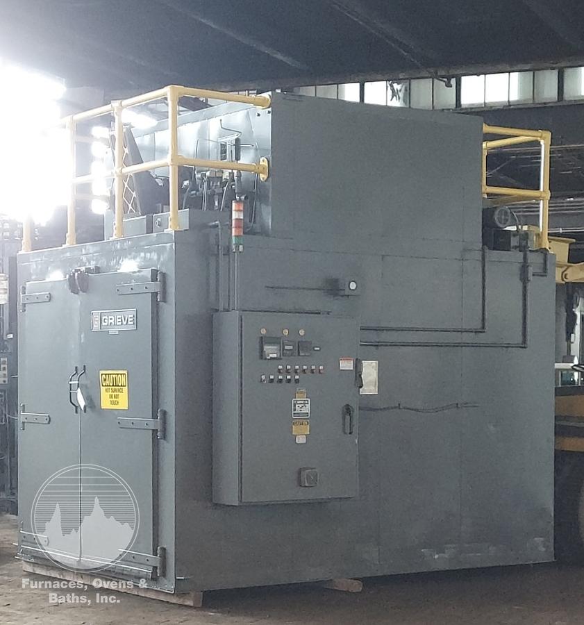 Used 72"W x 78"H x 120"L, Grieve WTC6106-650 Walk-In Oven, 650°F, Gas Fired