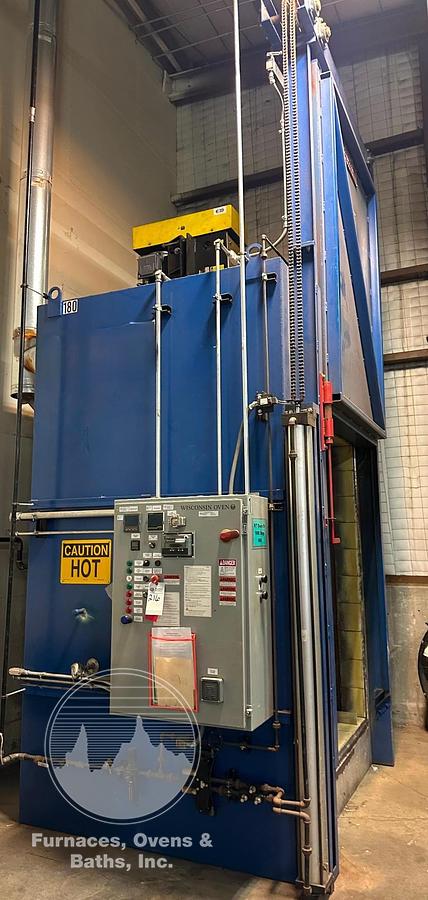 Used 48"W x 72"H x 48"L, Wisconsin Oven SDB-8128-12G, Gas Fired, 1250°F