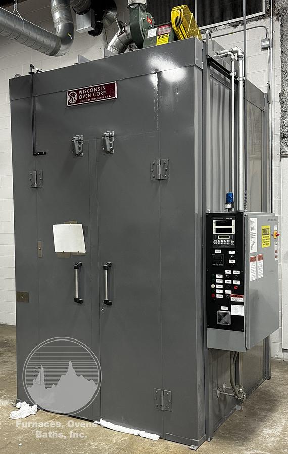 Used 48"W x 84"H x 72"L, Wisconsin Oven, Electric Walk-In Oven, Solvent Rated, 500°F