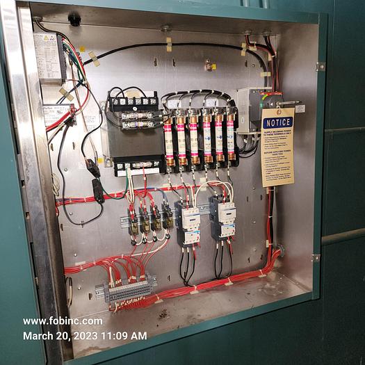 Used 60"W x 72"H x 72"L Grieve WRH 566-800 Gas Fired Walk-In Oven, 800°F