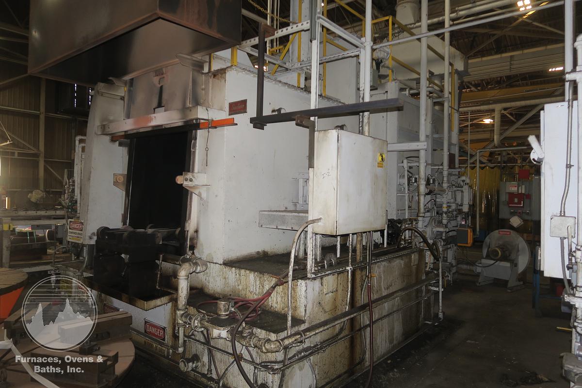 Used Surface Combustion Super Allcase Integral Quench Furnace, 36"W x 36"H x 72"L, Gas Fired, 1750°F
