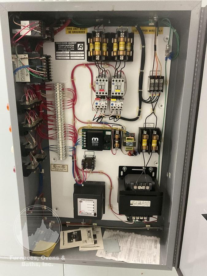 Used 60"W x 72"H x 96"L, Precision Quincy, Gas Fired Walk-In Oven, 500°F, Solvent Rated , Class A