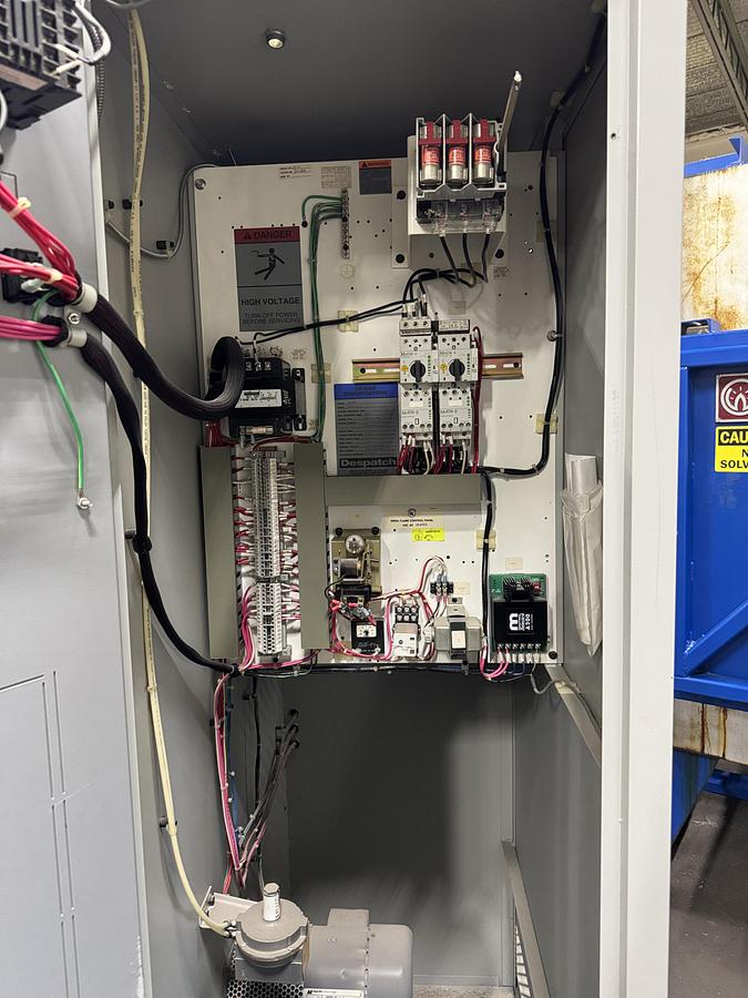 Used 48"W x 42"H x 30”L, Despatch Industries VRE2-35-1G Cabinet Oven, 850-F, Gas Fired, Class A