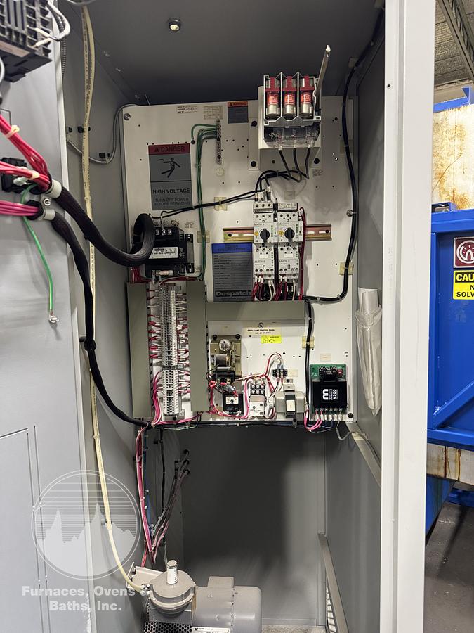 Used 48"W x 42"H x 30”L, Despatch Industries VRE2-35-1G Cabinet Oven, 850-F, Gas Fired, Class A