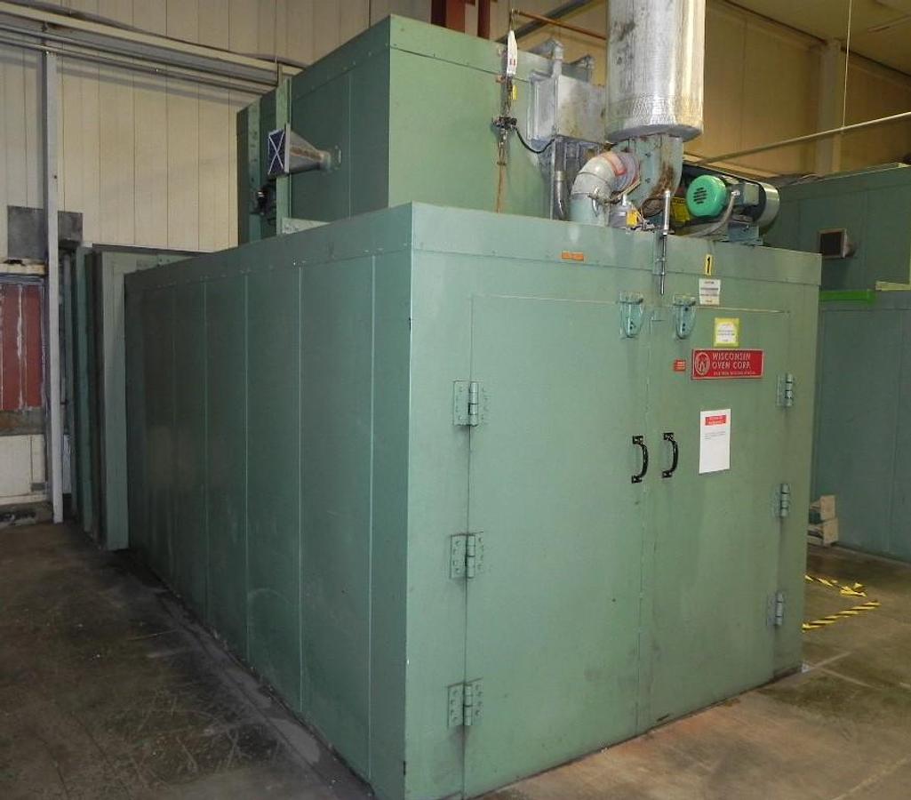 Used 72"W x 72"H x 168"L (14'), Wisconsin Walk-In Oven SWT-6146-E, 600°F, Electric, Powered Exhaust