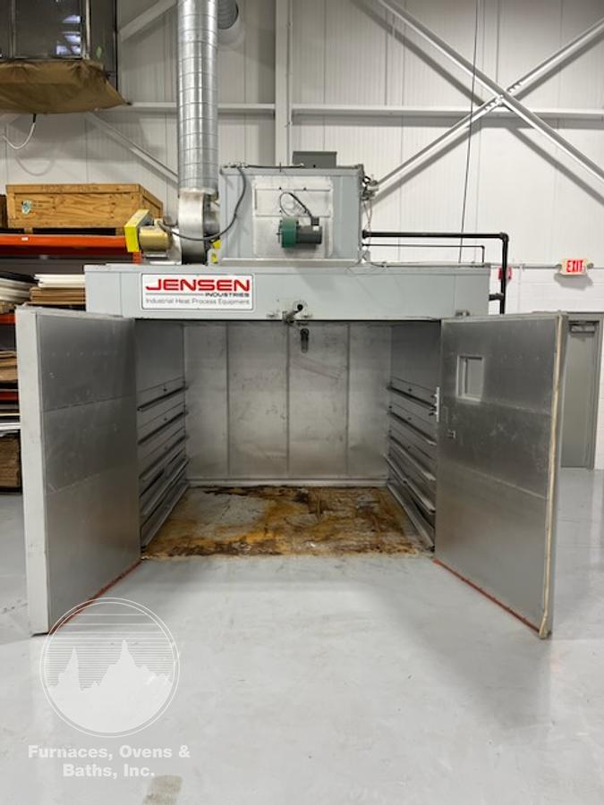 Used 98"W x 80"H x 96"L, Jensen Industries, 500-F, Gas Fired, Solvent Rated
