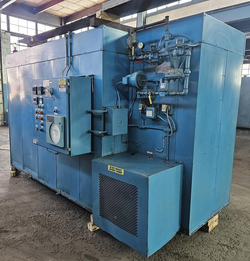 Used 60"W x 72"H x 96"L, Precision Quincy Class A Gas Fired Walk-In Oven, 850°F, Solvent Rated