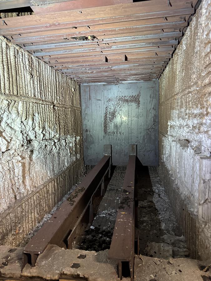 Used 36"W x 30"H x 72"L, Gasbarre, 1300°F, Gas Fired, Fiber Lined, 6000 Pound Capacity