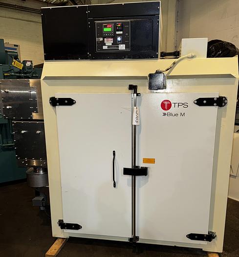 Used 48"W x 48"H x 24"L, Blue M DCW-326 Cabinet Oven, Stainless Steel Interior, 600°F, Power Exhuast