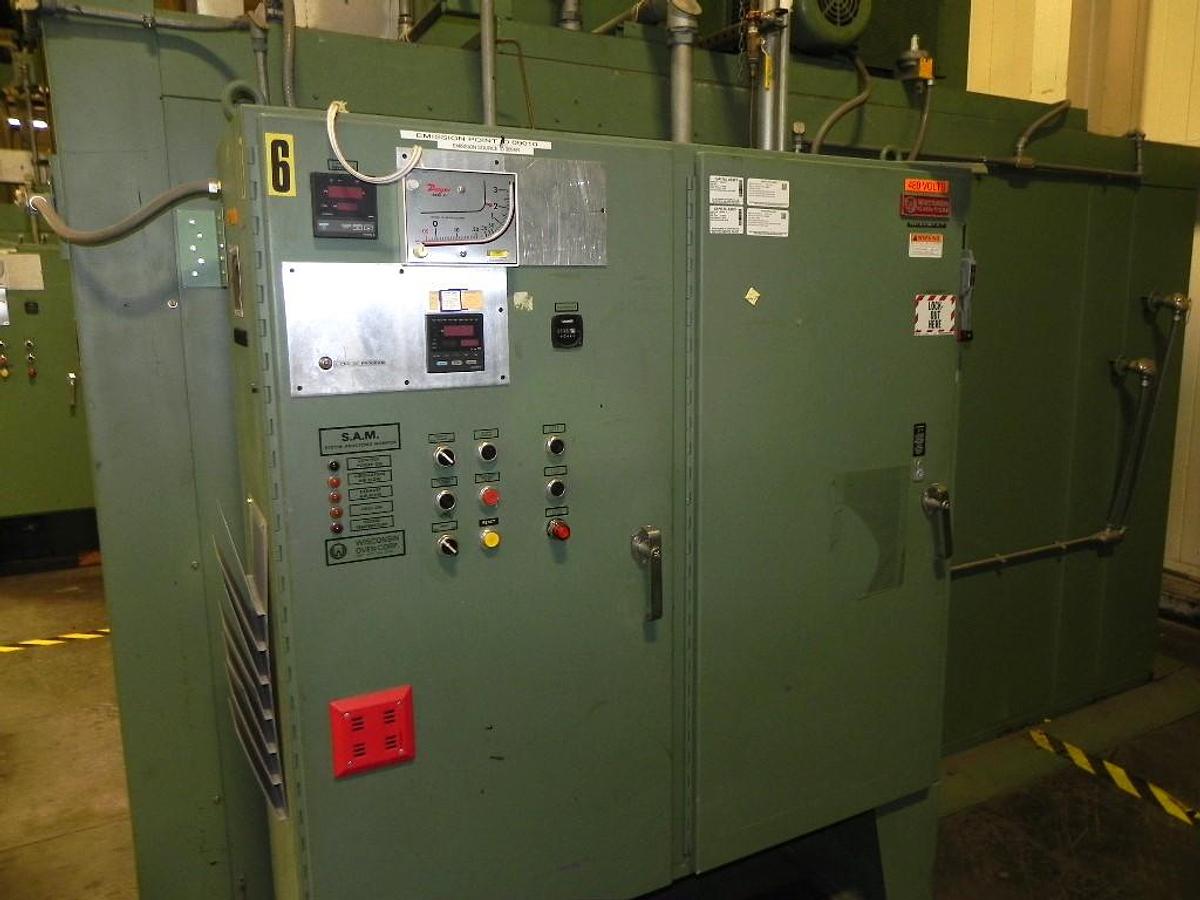 Used 72"W x 72"H x 132"L (11'), Wisconsin Walk-In Oven SWT-6116-E, 600°F, Electric, Powered Exhaust
