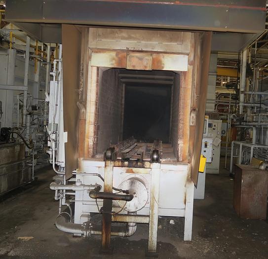 Used Surface Combustion Box Temper 36"W x 36"H x 72"L, Gas Fired, 1400°F