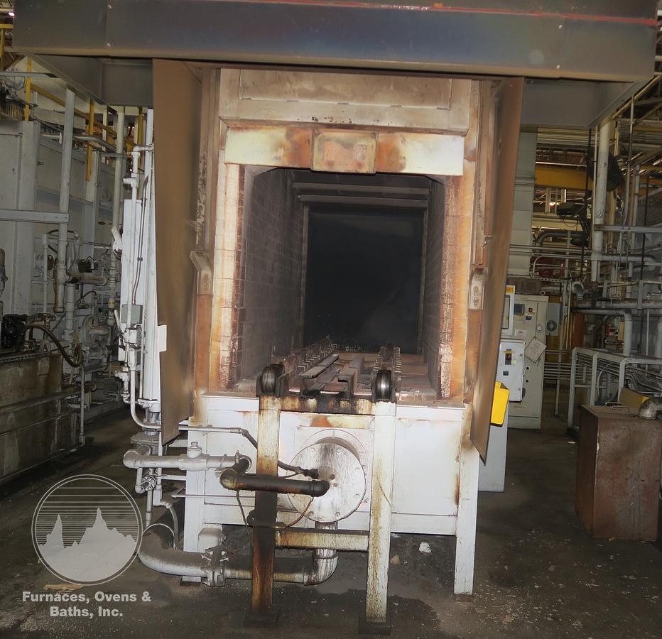 Used Surface Combustion Box Temper 36"W x 36"H x 72"L, Gas Fired, 1400°F