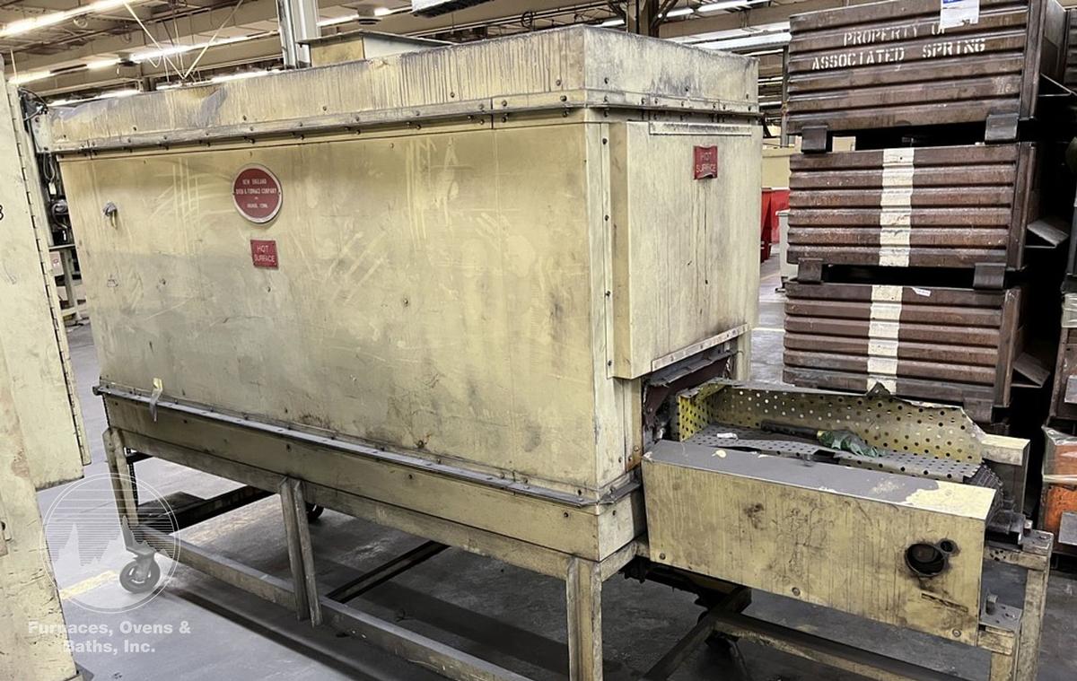 Used 19"W x 18" High x 120" Long, New England Oven Belt Conveyor Oven, Electric, 850-F