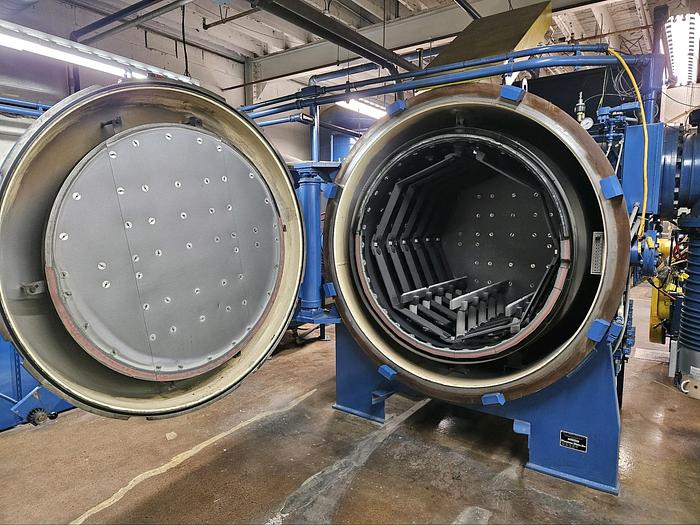 Used Abar Ipsen HR50x48-2 Vacuum Furnace, 2400-F, 2 Bar, Diffusion Pump