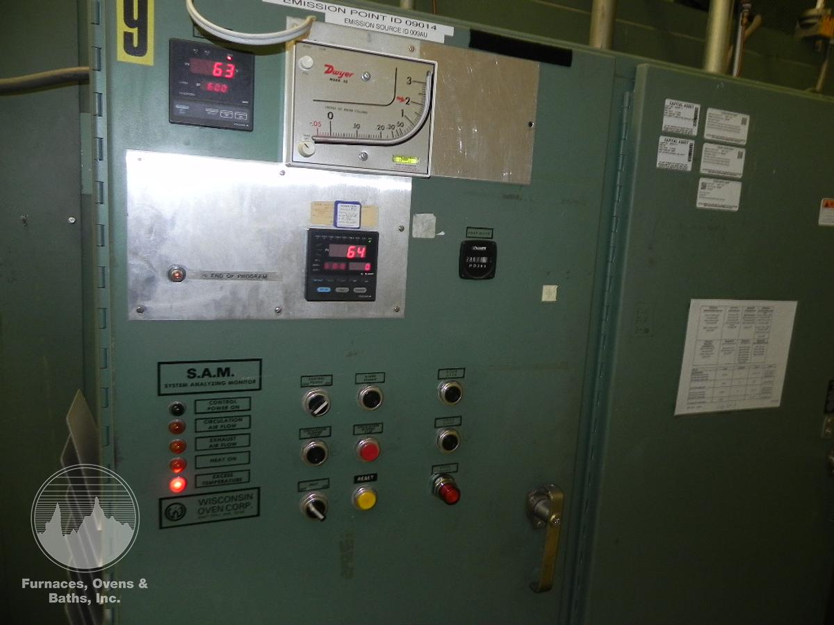 Used 72"W x 72"H x 132"L (11'), Wisconsin Walk-In Oven SWT-6116-E, 600°F, Electric, Powered Exhaust